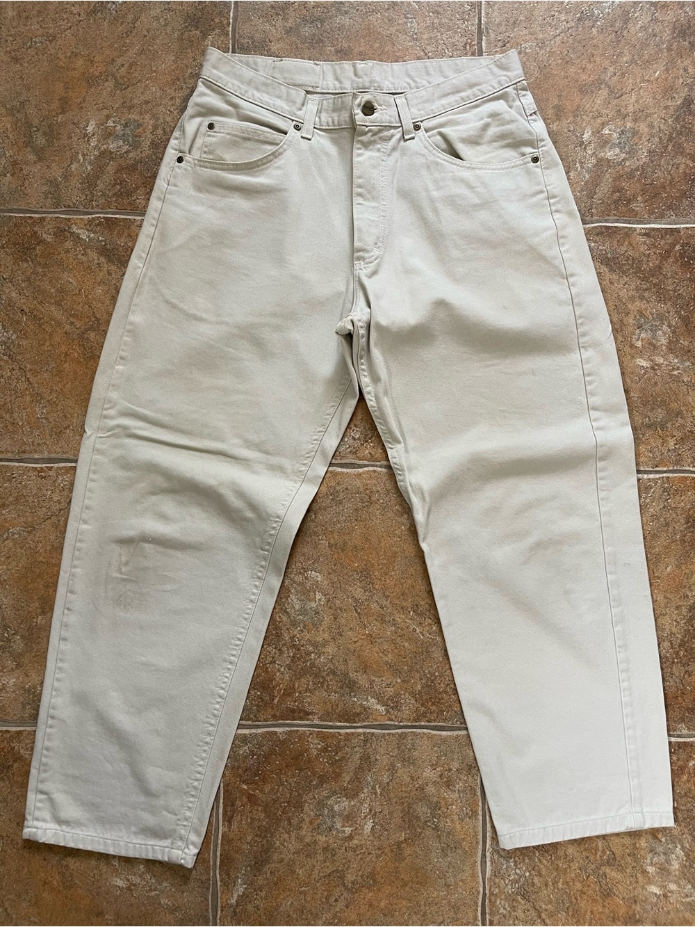 L.L. Bean Ecru Jeans